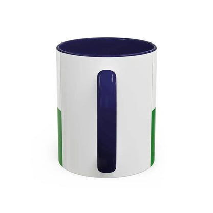 Flag of Ansbach 2 Germany - Accent Coffee Mug - Go Mug Yourself