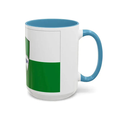 Flag of Ansbach 2 Germany - Accent Coffee Mug - Go Mug Yourself