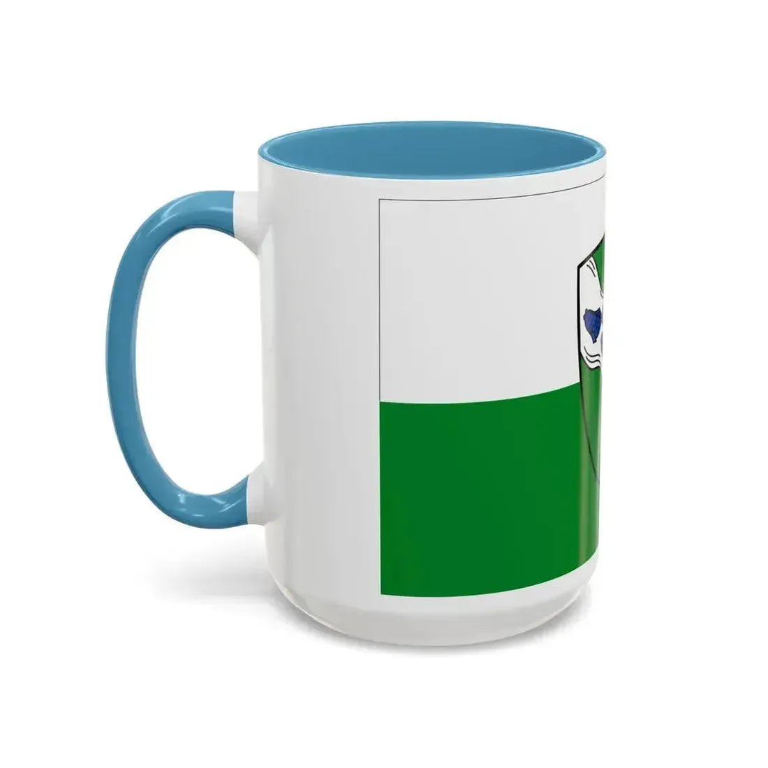 Flag of Ansbach 2 Germany - Accent Coffee Mug - Go Mug Yourself