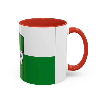 Flag of Ansbach 2 Germany - Accent Coffee Mug - Go Mug Yourself