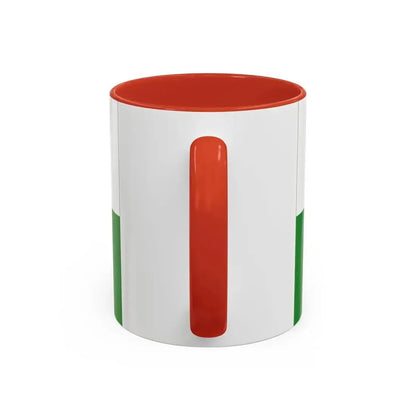 Flag of Ansbach 2 Germany - Accent Coffee Mug - Go Mug Yourself