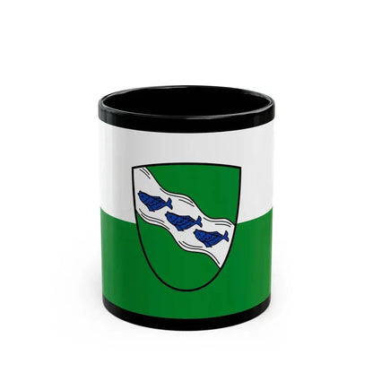 Flag of Ansbach 2 Germany - Black Coffee Mug 11oz - Go Mug Yourself
