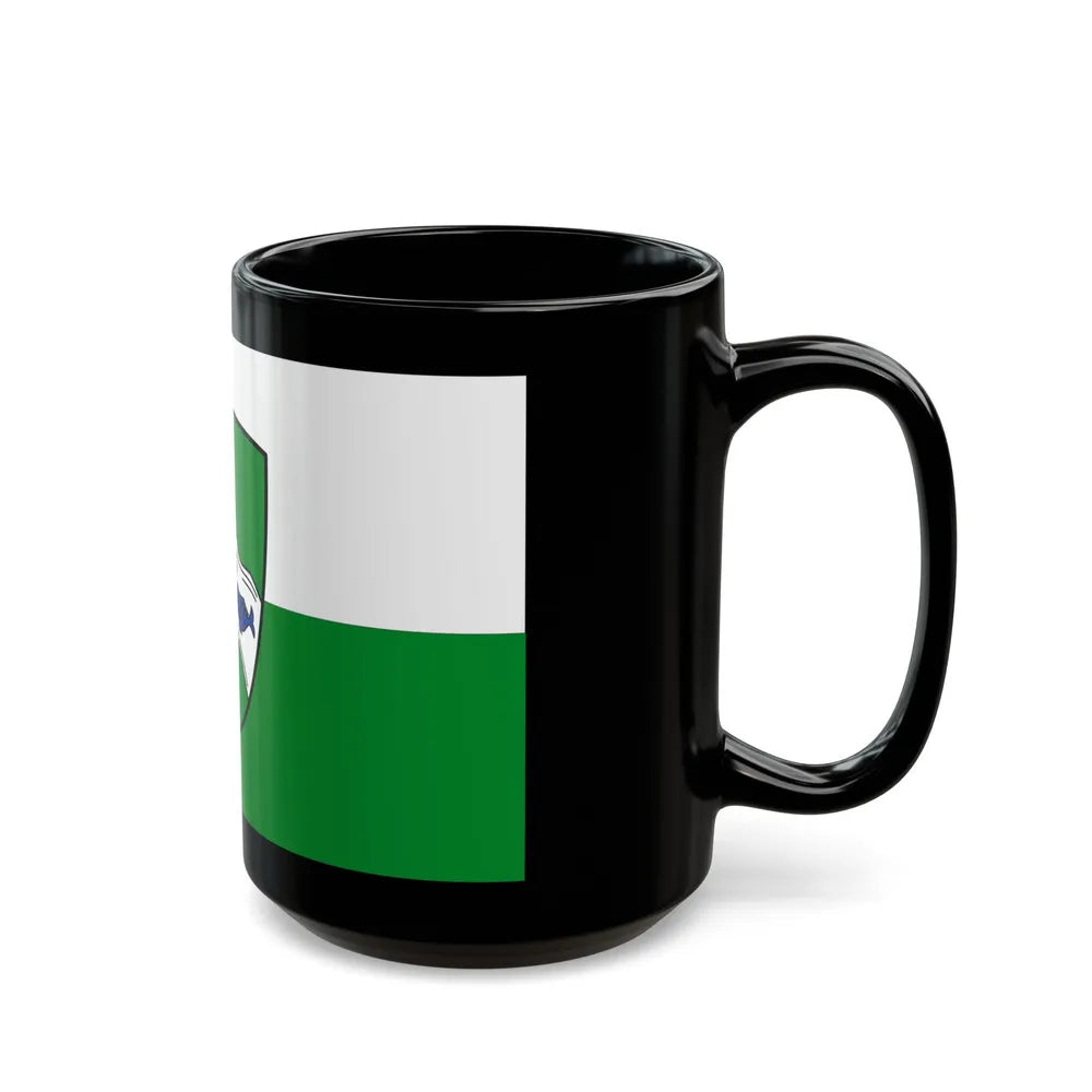 Flag of Ansbach 2 Germany - Black Coffee Mug-Go Mug Yourself