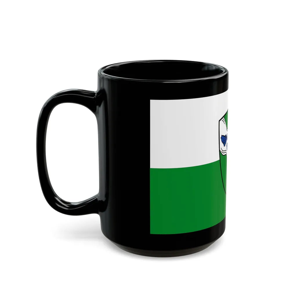 Flag of Ansbach 2 Germany - Black Coffee Mug-Go Mug Yourself