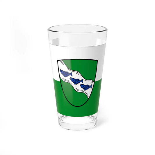 Flag of Ansbach 2 Germany - Pint Glass 16oz-16oz-Go Mug Yourself