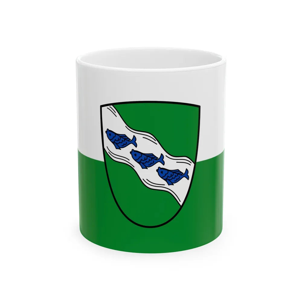 Flag of Ansbach 2 Germany - White Coffee Mug-11oz-Go Mug Yourself