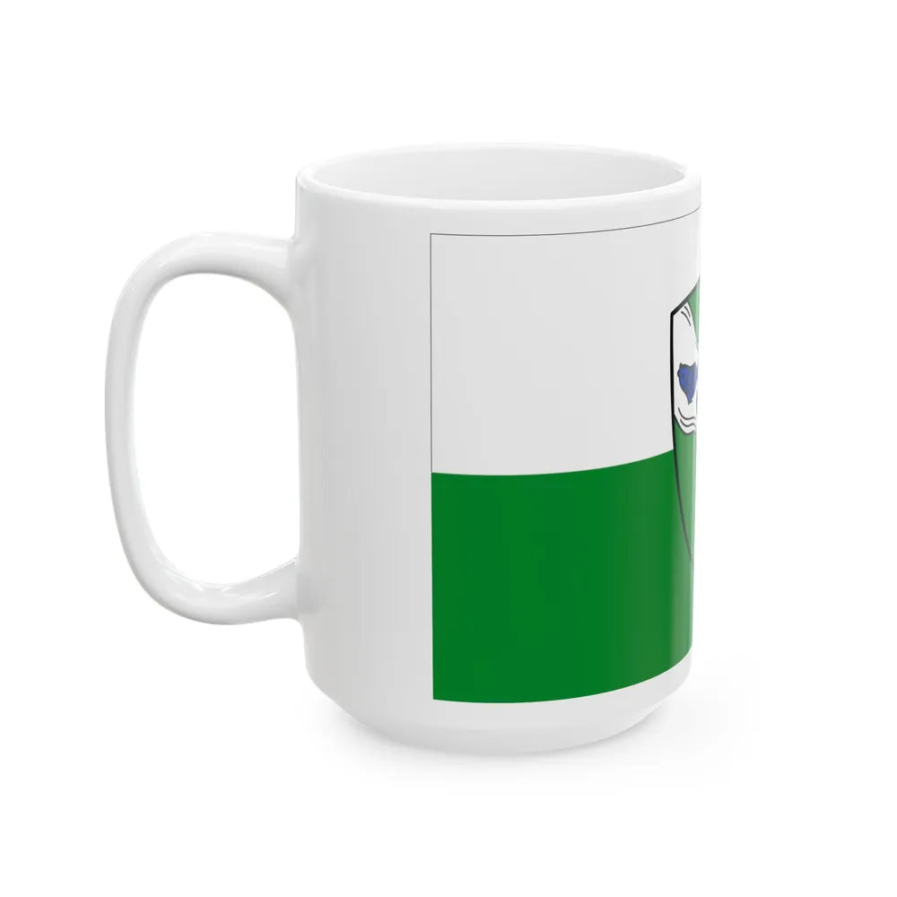 Flag of Ansbach 2 Germany - White Coffee Mug-Go Mug Yourself