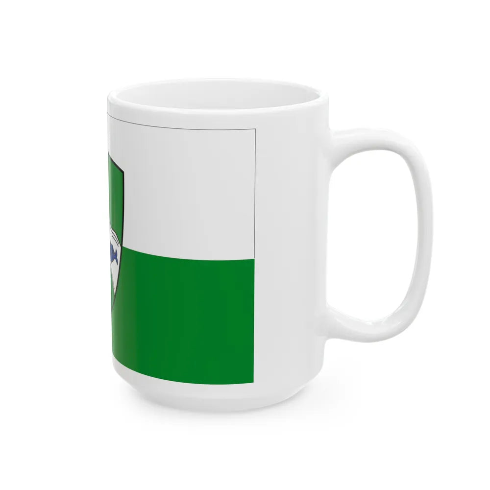 Flag of Ansbach 2 Germany - White Coffee Mug-Go Mug Yourself