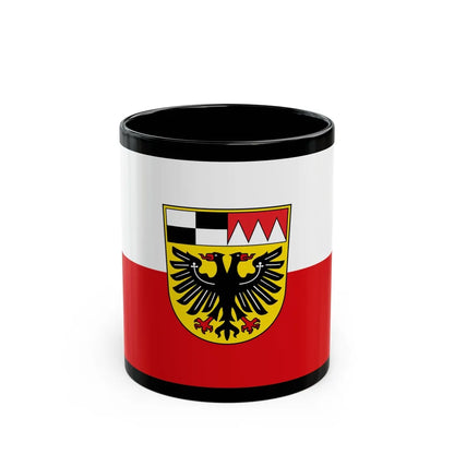 Flag of Ansbach Germany - Black Coffee Mug-11oz-Go Mug Yourself