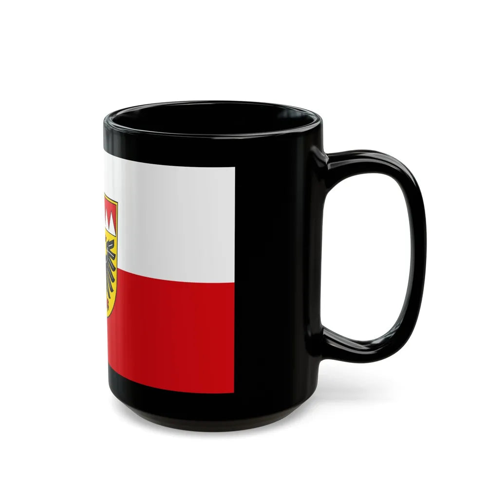 Flag of Ansbach Germany - Black Coffee Mug-Go Mug Yourself