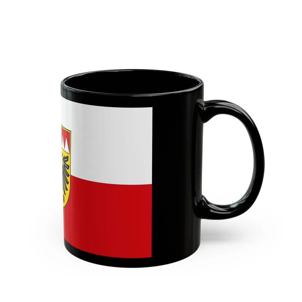 Flag of Ansbach Germany - Black Coffee Mug-Go Mug Yourself