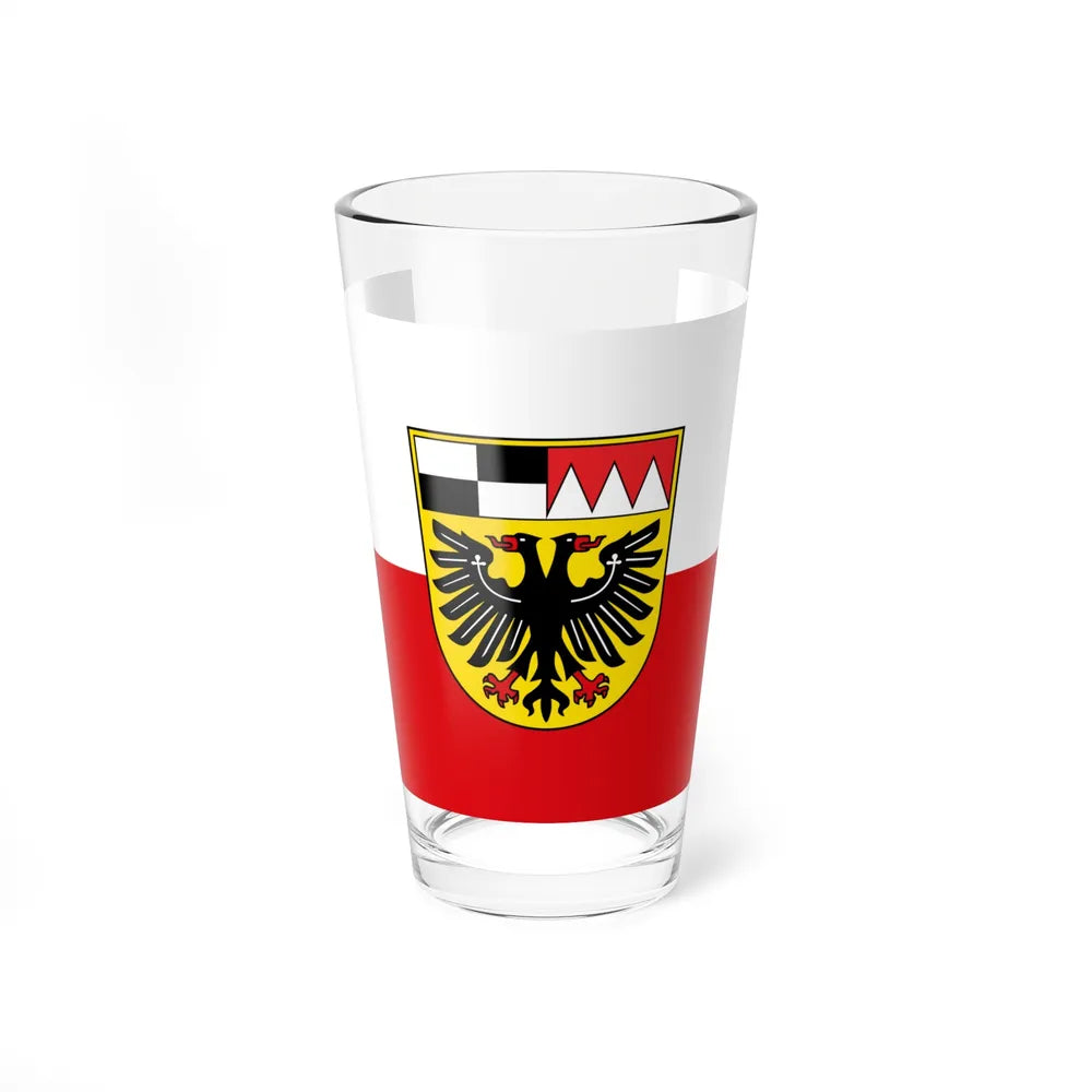 Flag of Ansbach Germany - Pint Glass 16oz-16oz-Go Mug Yourself