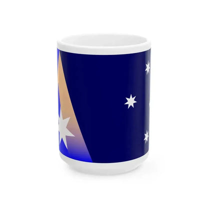 Flag of Ansett Australia (Australia) White Coffee Mug 15oz - Go Mug Yourself