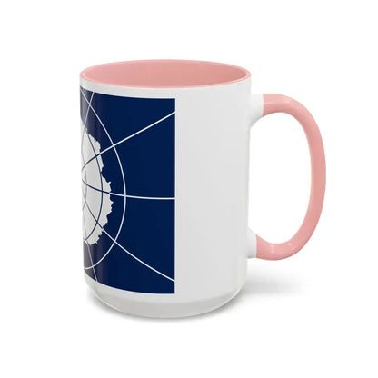 Flag of Antarctic Treaty - Accent Coffee Mug - Go Mug Yourself