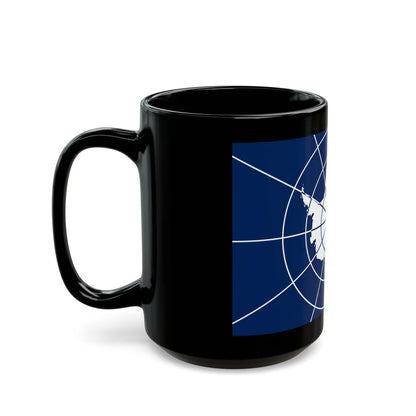 Flag of Antarctic Treaty - Black Coffee Mug-Go Mug Yourself