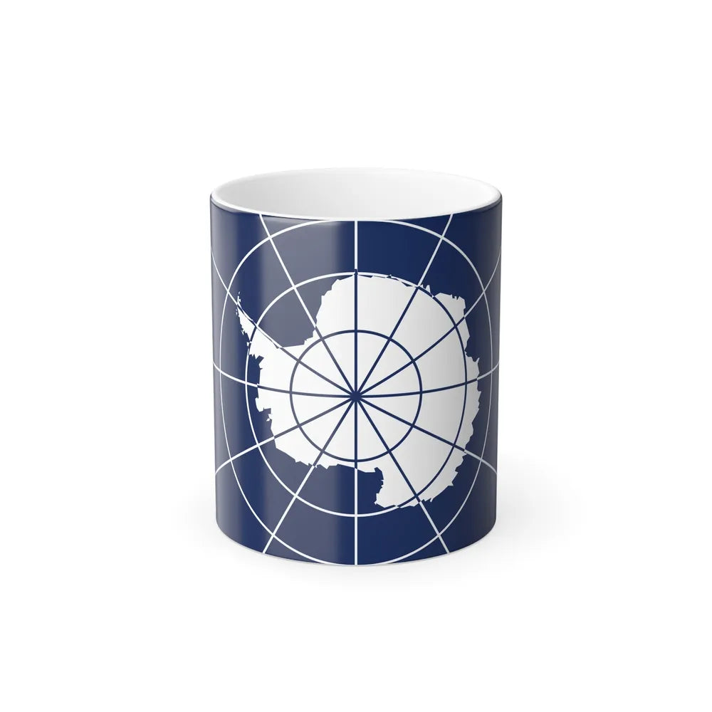 Flag of Antarctic Treaty - Color Changing Mug 11oz-11oz-Go Mug Yourself