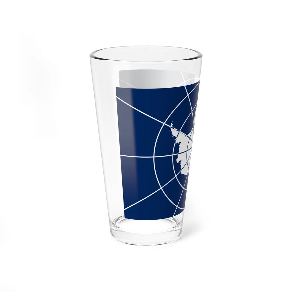 Flag of Antarctic Treaty - Pint Glass 16oz-Go Mug Yourself