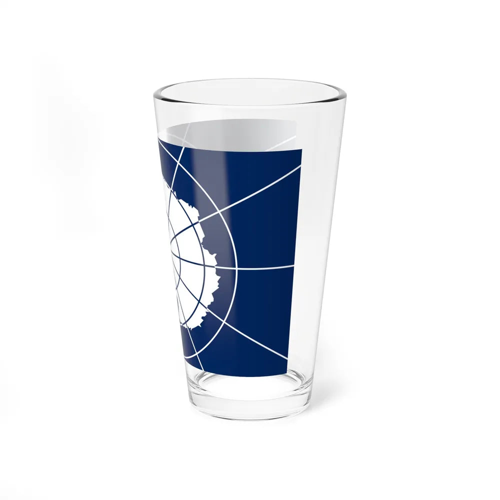 Flag of Antarctic Treaty - Pint Glass 16oz-Go Mug Yourself