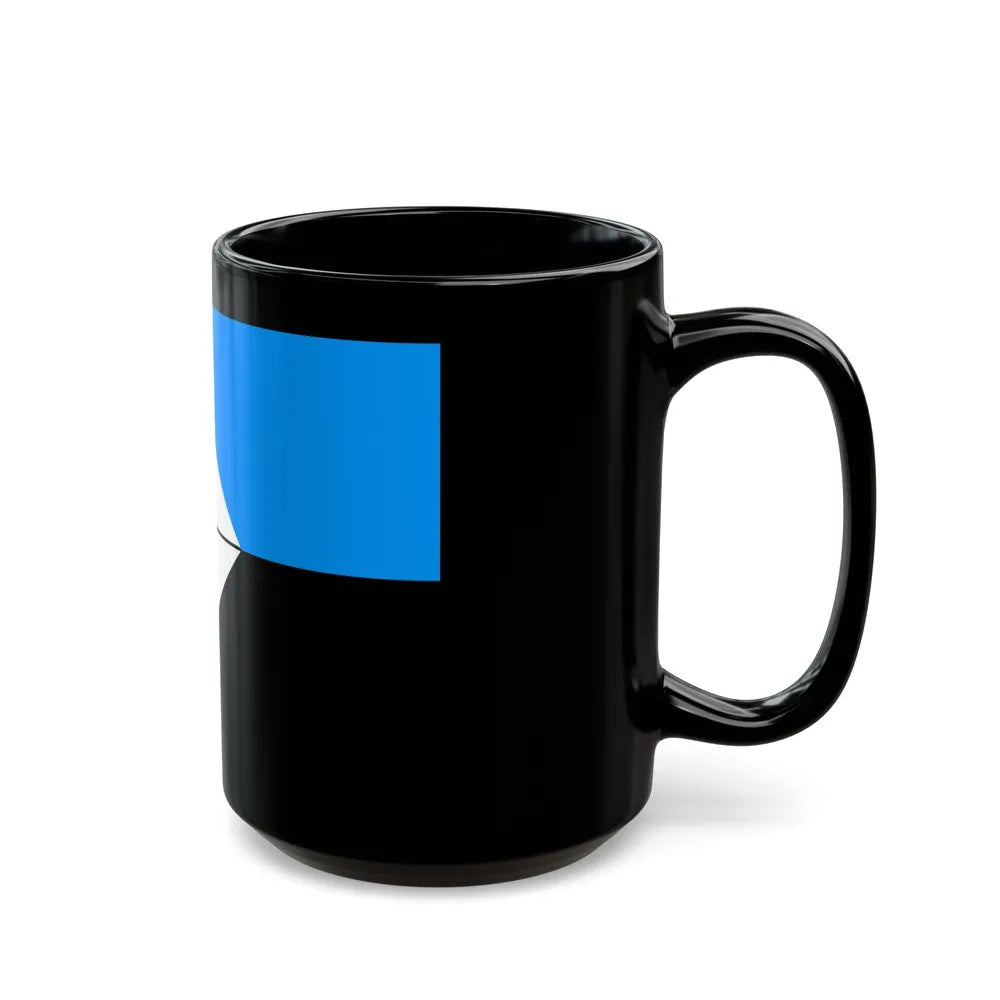 Flag of Antarctic Vexillological Association - Black Coffee Mug-Go Mug Yourself