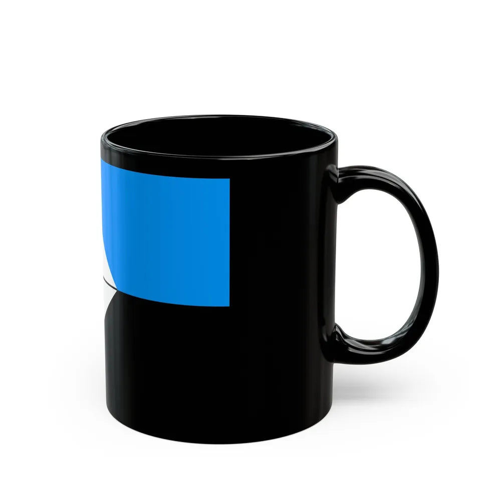 Flag of Antarctic Vexillological Association - Black Coffee Mug-Go Mug Yourself