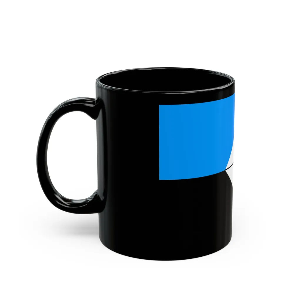 Flag of Antarctic Vexillological Association - Black Coffee Mug-Go Mug Yourself