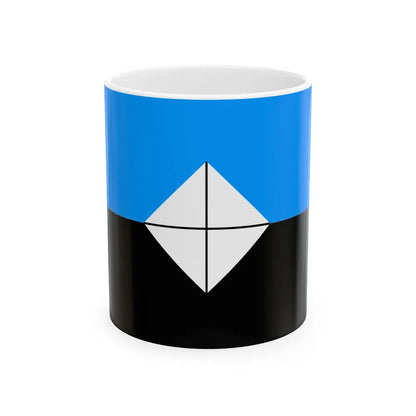 Flag of Antarctic Vexillological Association - White Coffee Mug-11oz-Go Mug Yourself