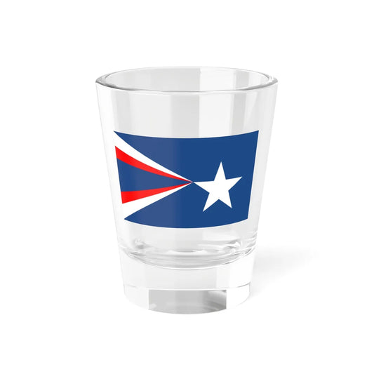 Flag of Anthony Texas (United States) Shot Glass 1.5oz 1.5oz - Go Mug Yourself