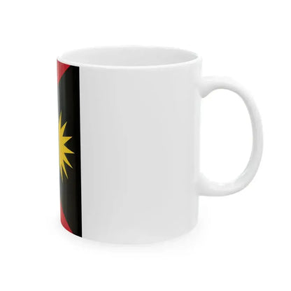 Flag of Antigua and Barbuda vertical (Antigua and Barbuda) White Coffee Mug - Go Mug Yourself