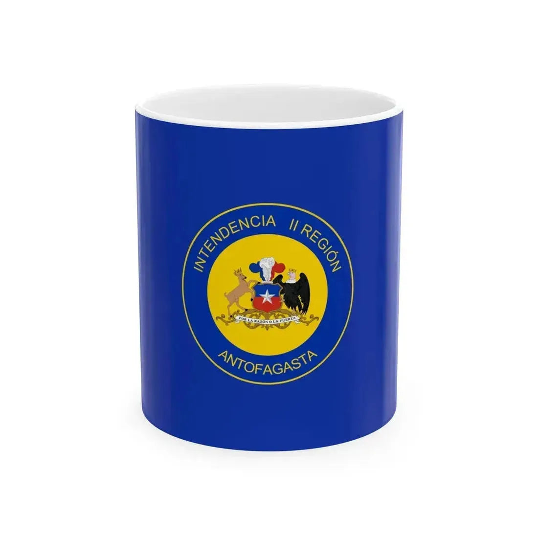 Flag of Antofagasta Region Chile (Chile) White Coffee Mug 11oz - Go Mug Yourself