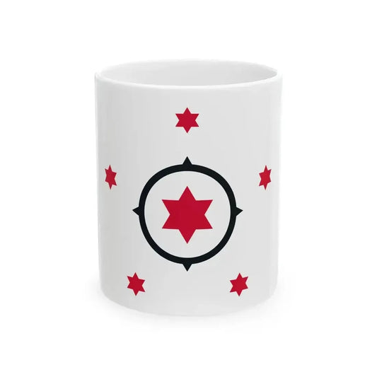 Flag of Antriol Bonaire Netherlands (Netherlands) White Coffee Mug 11oz - Go Mug Yourself