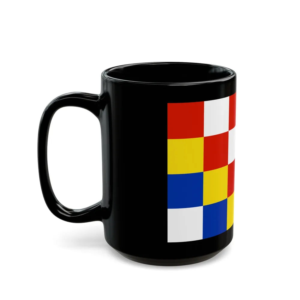 Flag of Antwerp Belgium - Black Coffee Mug-Go Mug Yourself