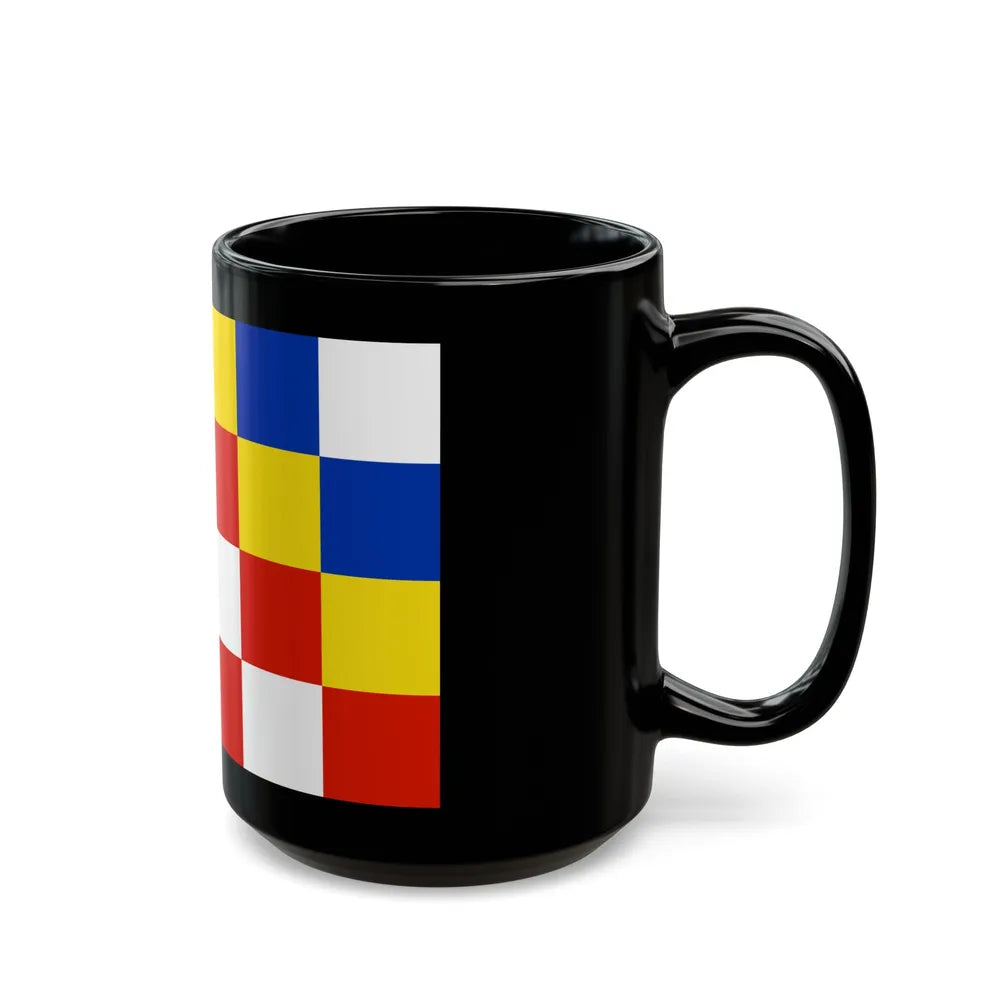 Flag of Antwerp Belgium - Black Coffee Mug-Go Mug Yourself