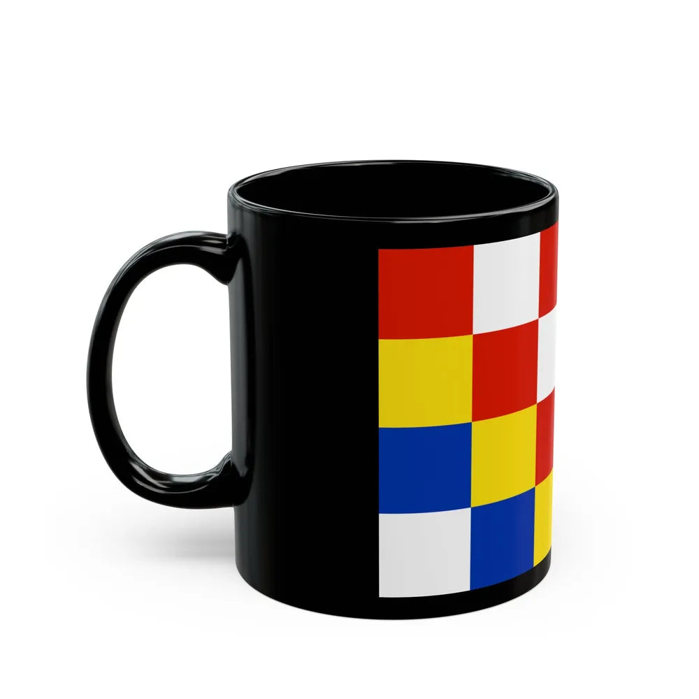 Flag of Antwerp Belgium - Black Coffee Mug-Go Mug Yourself