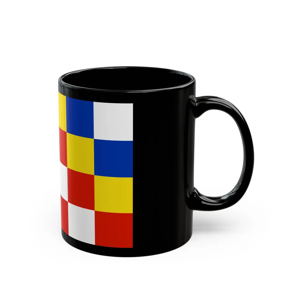 Flag of Antwerp Belgium - Black Coffee Mug-Go Mug Yourself