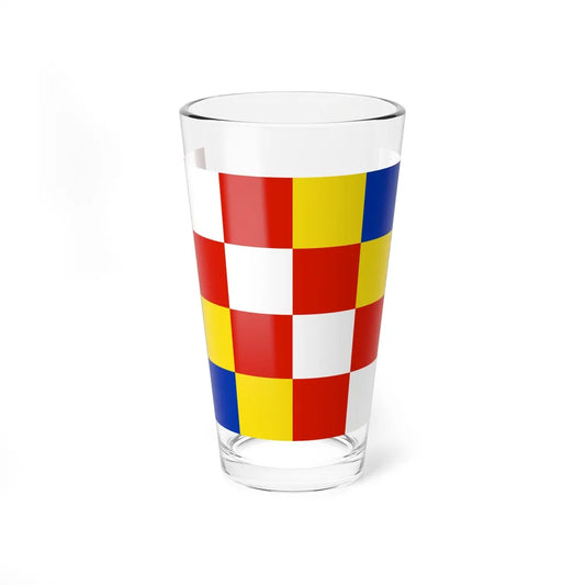 Flag of Antwerp Belgium - Pint Glass 16oz-16oz-Go Mug Yourself