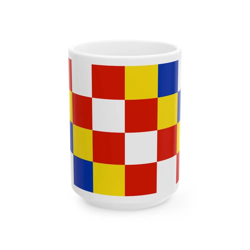 Flag of Antwerp Belgium - White Coffee Mug-15oz-Go Mug Yourself