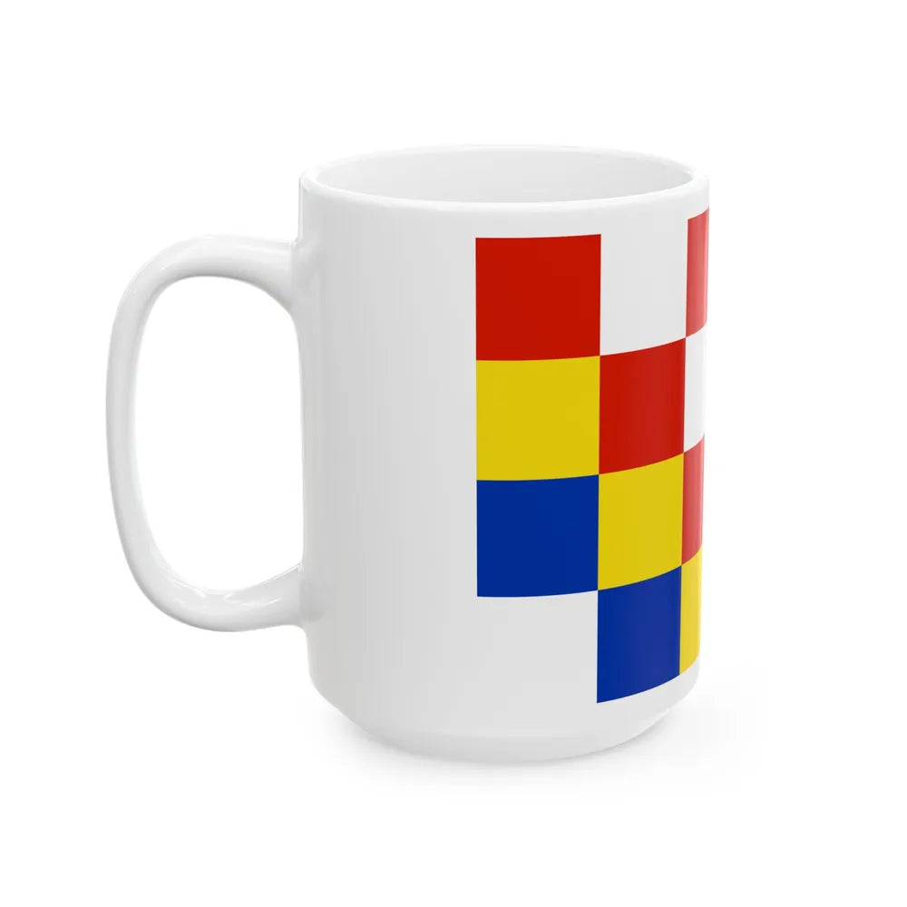 Flag of Antwerp Belgium - White Coffee Mug-Go Mug Yourself