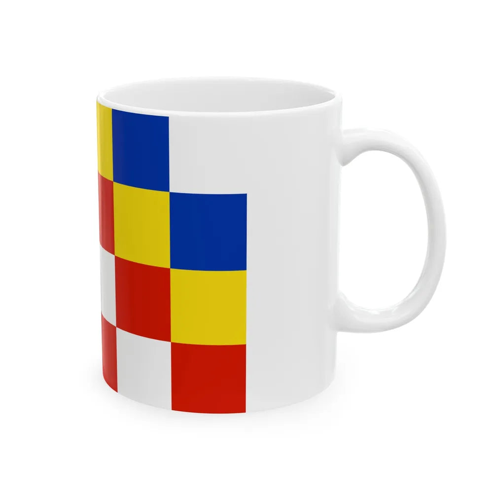 Flag of Antwerp Belgium - White Coffee Mug-Go Mug Yourself