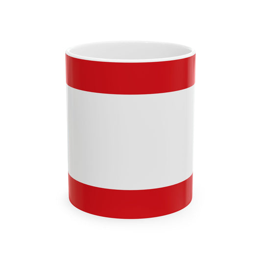 Flag of Antwerp City (Belgium) White Coffee Mug-11oz-Go Mug Yourself