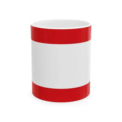 Flag of Antwerp City (Belgium) White Coffee Mug 11oz - Go Mug Yourself