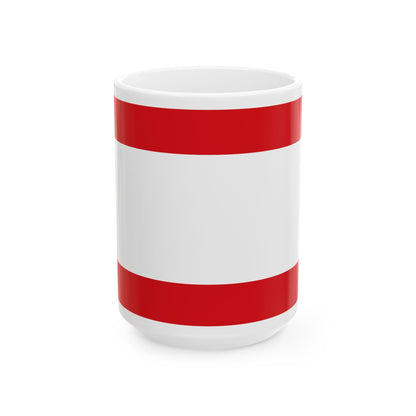 Flag of Antwerp City (Belgium) White Coffee Mug-15oz-Go Mug Yourself