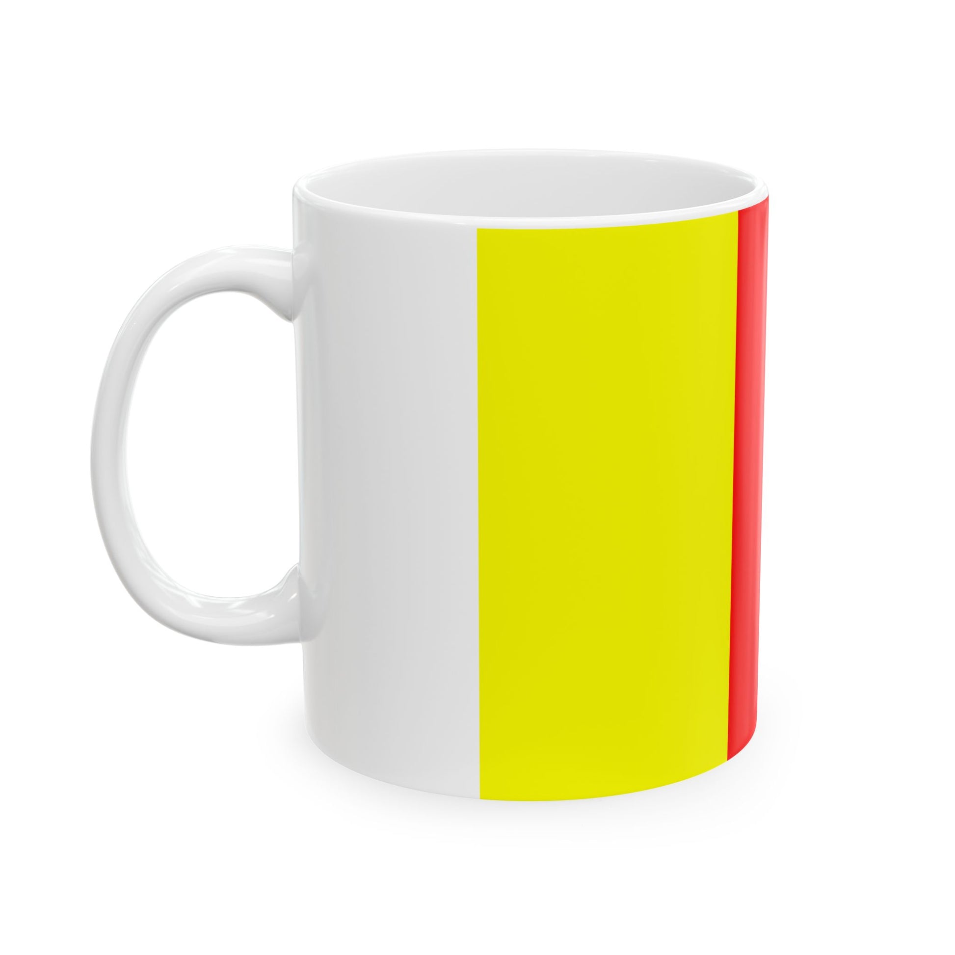 Flag of Antwerpen Province 1928-1997 (Belgium) White Coffee Mug-Go Mug Yourself
