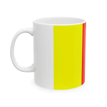 Flag of Antwerpen Province 1928-1997 (Belgium) White Coffee Mug - Go Mug Yourself