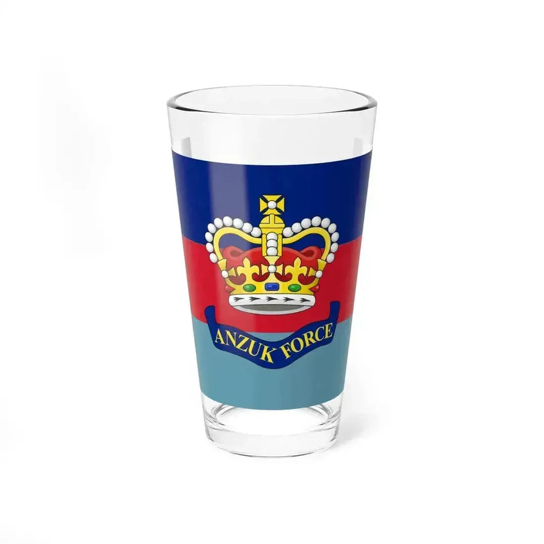 Flag of ANZUK (Australia) Pint Glass 16oz 16oz - Go Mug Yourself
