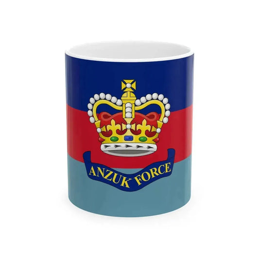 Flag of ANZUK (Australia) White Coffee Mug 11oz - Go Mug Yourself