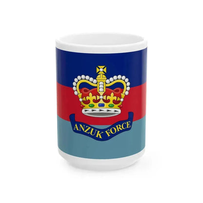 Flag of ANZUK (Australia) White Coffee Mug 15oz - Go Mug Yourself
