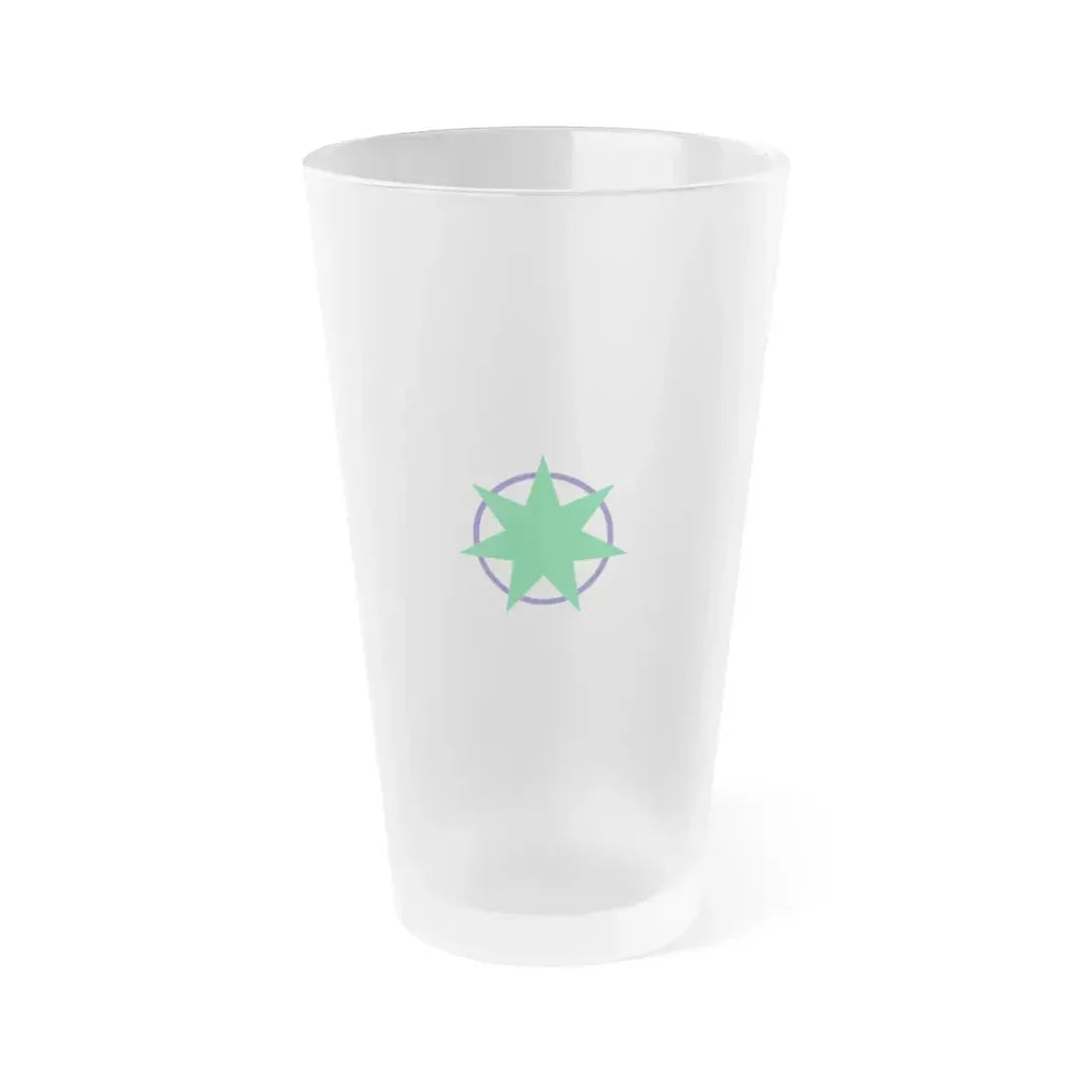 Flag of Aomori Aomori Japan - Frosted Pint Glass 16oz 16oz Frosted - Go Mug Yourself
