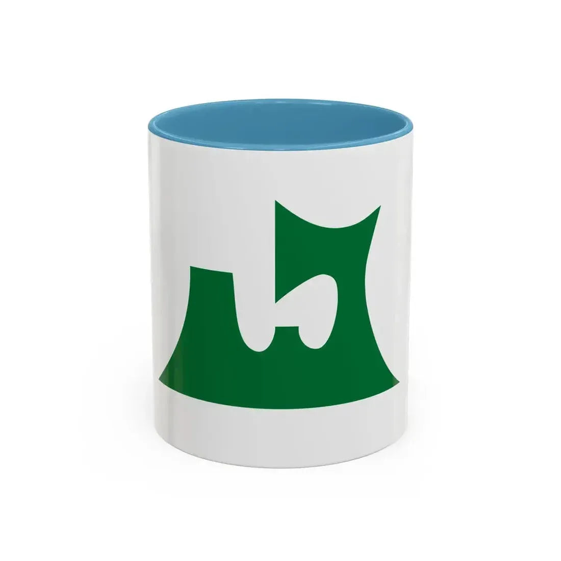 Flag of Aomori Prefecture Japan - Accent Coffee Mug 11oz Light Blue - Go Mug Yourself