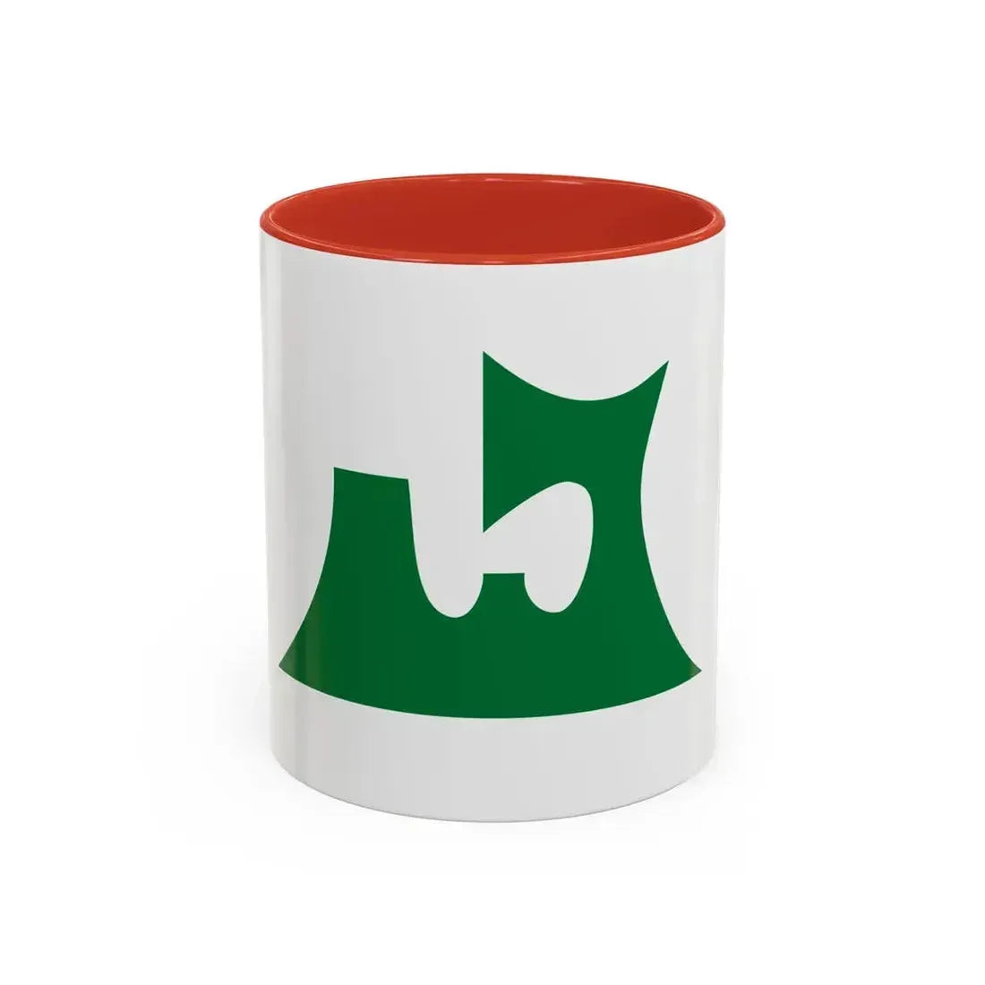 Flag of Aomori Prefecture Japan - Accent Coffee Mug 11oz Red - Go Mug Yourself