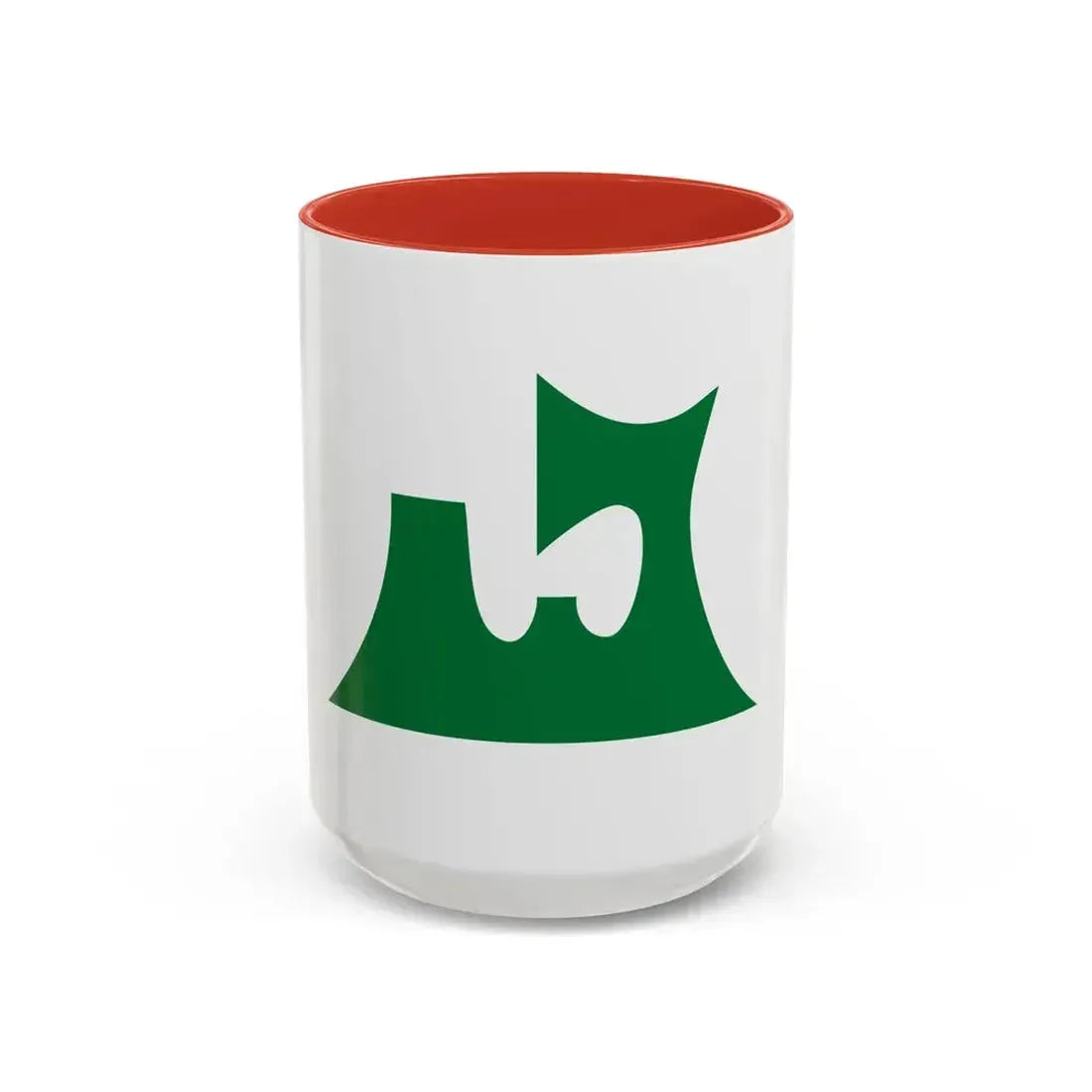 Flag of Aomori Prefecture Japan - Accent Coffee Mug 15oz Red - Go Mug Yourself